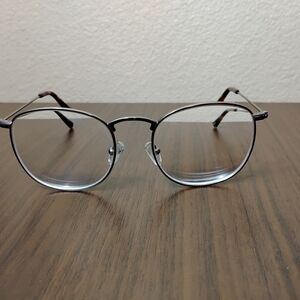 Ben & Frank Eyeglass Frames Robin Silver And Brown 51[]18-145